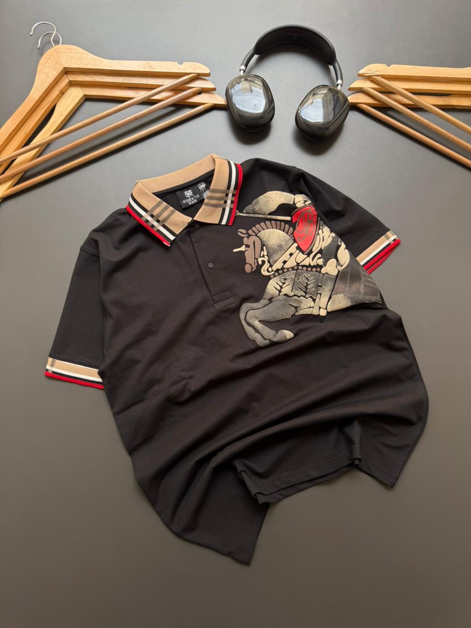 Premium Knight Crest Luxivra T-Shirt – Bold Heritage Style