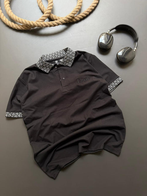 Luxivra Luxe Signature Collar Premium Tee